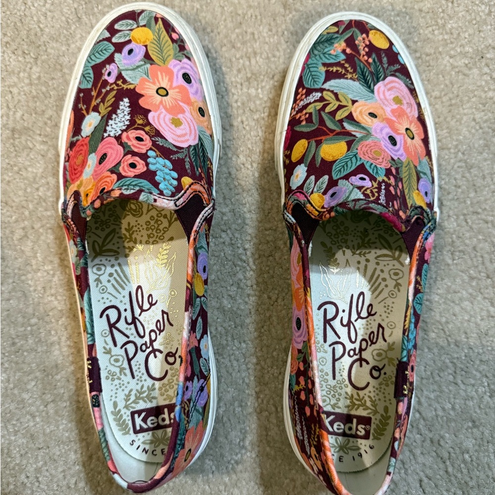 Keds x Rifle Paper Co slip on sneakers